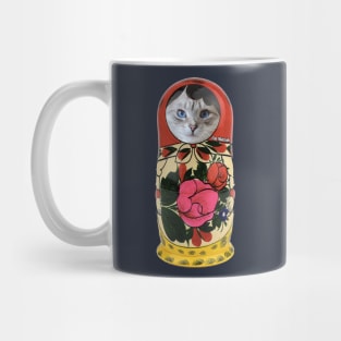 Matryoshka Matzah Cat Mug